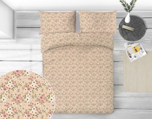 1-luxusni-povleceni-bavlneny-saten-bily-hnedy-bezovy-barevny-moderni-kytickove-malaga-peach-acko-140x200+70x90