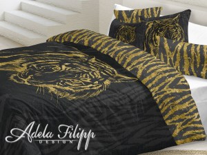 3-luxusni-povleceni-makosaten-zlaty-tygr-cerna-zlata-pruhy-gold-tiger-acko-140x200+70x90