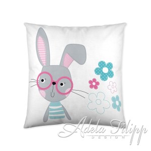 dekoracni-polstar-detsky-zajic-s-brylemi-bily-sedy-ruzovy-bunny-martina-acko-45x45