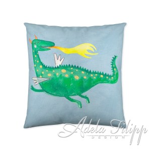 dekoracni-polstar-drak-zeleny-modry-drak-ferko-acko-45x45