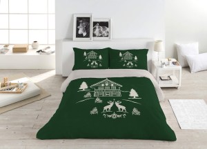 vanocni-bavlnene-povleceni-zelene-tmave-chaloupka-sob-tradicni-muran-green-acko-140x200+70x90